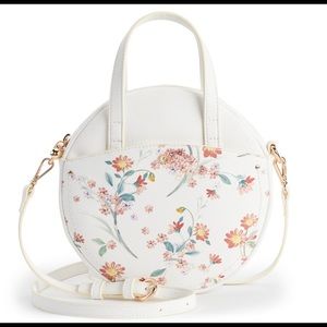 Lauren Conrad- white floral purse